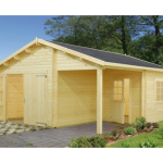 Garage in Legno d' Abete Nordico(44mm) - cm 530x570cm - ITALFROM27