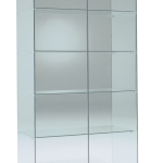 Vetrina Alta con Luci  L93xP46xH188 cm Cristalli Temperati OF131CS