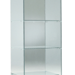 Vetrina Alta con Luci  L53xP46xH188 cm Cristalli Temperati OF181ES