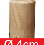 Pali in Legno di Pino Nordico Senza Punta Torniti Impregnati- Trattati Classe III - Diametro: 4cm - H100cm