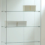 Vetrina Cristalli Temperati 80x40xh180cm LL OF818E Made in Italy