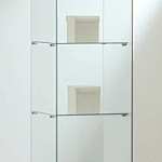 Vetrina Cristalli Temperati 40X40X181cm LL OF418LE Made in Italy