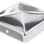 Copripalo Acciaio Inox per Pali Quadro in Legno - 91 x 91 mm