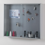 Bacheca con Schienale in Lamiera 95x15xh81 cm LL OF958L Made in Italy