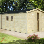 Casetta da Giardino in Legno d' Abete Nordico(16mm) - cm 273x550 cm -14,2 m² - Pavimento Incluso - ITALFROM43