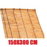 Arella Ombreggiante Canniccio Cannette in Bambù 150x300 cm