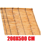 Arella Ombreggiante Canniccio Cannette in Bambù 200x500 cm