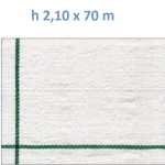 Telo per Pacciamatura  Bianco Quadrettato Tessuto Polipropilene Antistrappo - mt 70 x 2,10  H