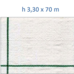 Telo per Pacciamatura  Bianco Quadrettato Tessuto Polipropilene Antistrappo - mt 70 x 3,30  H
