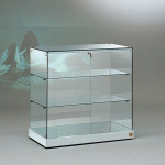 BANCO VETRINA - 93x46x90 cm - CRISTALLI TEMPERATI MADE IN ITALY