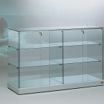 BANCO VETRINA - 143x46x90 cm - CRISTALLI TEMPERATI MADE IN ITALY