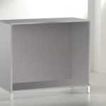 BANCO LEGNO COMPONIBILE SU PIEDINI - 100x46x90 cm -  MADE IN ITALY