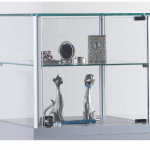 Vetrina Teca in Crisatllo Temperato -  dimensioni 45x45xh42 OF6/TV  Made in Italy