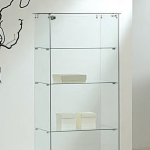 Vetrina Cristalli Temperati 60x40x140cm LL OF614E Made in Italy
