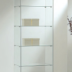 Vetrina Cristalli Temperati 60x40xh181cm LL OF618LE Made in Italy