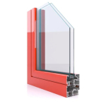 Finestra Alluminio Taglio Termico  - 1 Anta H1200xL900 mm - Profilo ITALFROM®