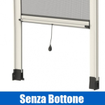 Zanzariera Avvolgente a Molla o Catena Verticale Senza Bottone su Misura ITALFROM®