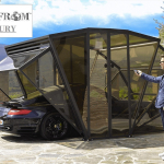 Garage per Auto Gazebcar ITALFROM® Luxury in Ferro Zincato Verniciato - cm 300x624