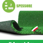 Prato Sintetico Artificiale ITALFROM® - Misure: H4,00 X 4 m - Spessore:7 mm