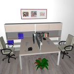 Composizione Mobili da Ufficio - Ufficio3 - Serie IXO Italfrom