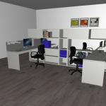 Composizione Mobili da Ufficio - Ufficio4 - Serie IXO Italfrom