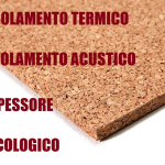 2 Pannelli in Sughero Naturale per Isolamento Termico/Acustico-100x50x5 cm - 1MQ