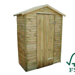 Casetta da Giardino in Legno di Pino Impregnato in Autoclave(16mm) 155x82x190 - Pavimento Incluso - Italfrom801