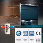 Portone Sezionale con Struttura Liscia senza Doghe Italfrom UniTherm