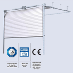 Portone Sezionale Industriale Standard con Struttura Effetto Legno Italfrom MakroPro 2.0