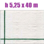 Telo per Pacciamatura  Bianco Quadrettato Tessuto Polipropilene Antistrappo - mt 40 x 5,25  H