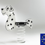 Dalmata a Molla in Polietilene per Parco Giochi per Bambini - ITALFROM®