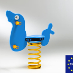 Foca a Molla in Polietilene per Parco Giochi per Bambini - ITALFROM®