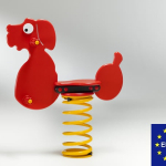 Cane a Molla in Polietilene per Parco Giochi per Bambini - ITALFROM®