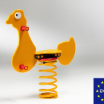 Oca a Molla in Polietilene per Parco Giochi per Bambini - ITALFROM®