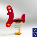 Banana Rossa a Molla in Polietilene per Parco Giochi per Bambini - ITALFROM®