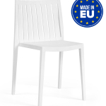 Set 4 Sedie Elite da Giardino Bar Cucina Ristorante Sedia Poltrona in Polipropilene Vari Colori