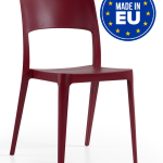 Set 4 Sedie Vanity Design da Giardino Cucina Bar Ristorante Poltrona Sedia in Polipropilene Vari Colori