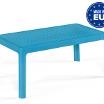 Tavolo Oxy Basso Lungo d'Appoggio Design da Giardino Cucina Bar Ristorante in Polipropilene in Vari Colori