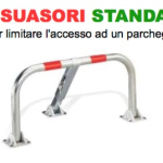 DISSUASORE MECCANICO DI SOSTA PER PARCHEGGIO STANDARD - Confezione da 10 pezzi