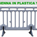 TRANSENNA IN PLASTICA VARNA 200x135,5 cm - Confezione da 40 pezzi