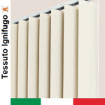 Tenda Verticale Tessuto Solar Shade Ignifugo Oscurante su Misura a Banda da 127 mm Comandi Standard ITALFROM®