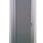 Porta Interna a Battente in Alluminio e Vetro Opale - Varie Misure - ITALFROM®