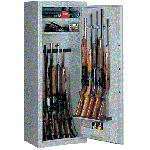 Armadio di Sicurezza Monoblocco per 8/13 Fucili Dim.160x60x43  Sp.2 mm