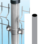 Palo Tubolare Zincato  Circolare Diametro 48 mm a tassellare