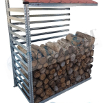 Legnaia Modulare ITALFROM® in Acciaio Zincato Autoportante - Modulo Continuativo - Varie Misure a Scelta