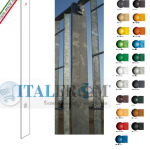 Piantana a Cementare Verniciata Profilo 60X7mm Per Recinzione Modulare Frangisole Orizzontale e Verticale