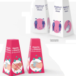 Distanziatore da Terra Totem Trapezio per Prevenzione Covid-19 - Italfrom