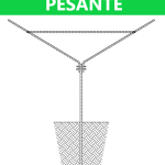 Pali Intermedi a Y per Melograno Prezincati Pesanti