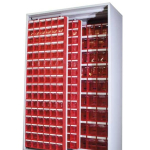 Armadio Vuoto a 2 Pannelli Scorrevoli per Contenitori Multibox