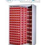 Armadio Vuoto a 3 Pannelli Scorrevoli per Contenitori Multibox